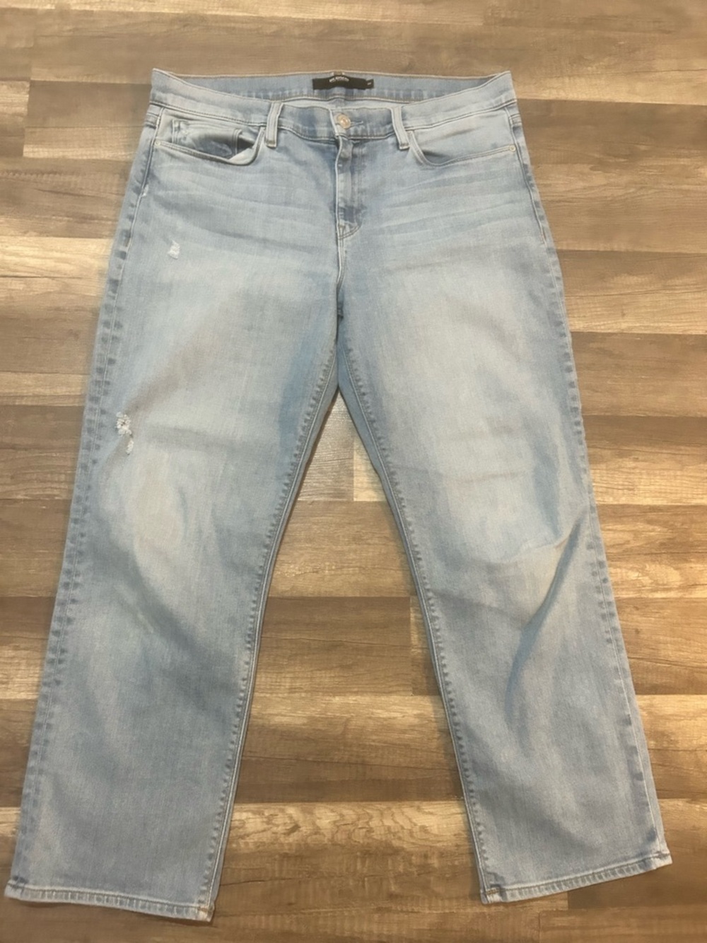 Hudson Jeans Light Wash Womens Straight Jeans